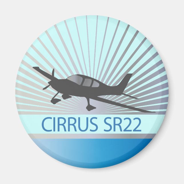 Cirrus SR22 Magnet (Framsidan)