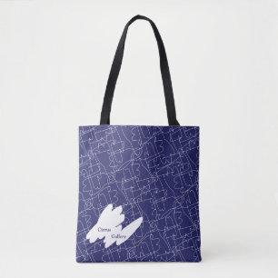 Cirrus Tote White Chop Tygkasse