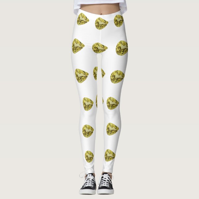 Cirtin-Gult Leggings (Framsida)