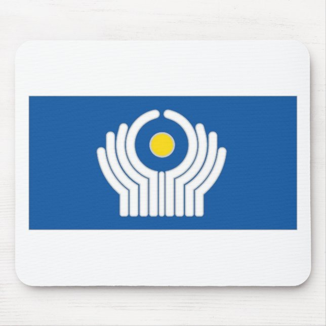 CIS Commonwealth av den oberoende staterflagga Musmatta (Framsidan)