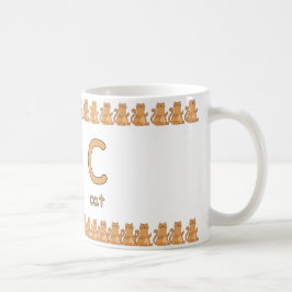 CisforCat–FunAlphabetCupDesign Kaffemugg