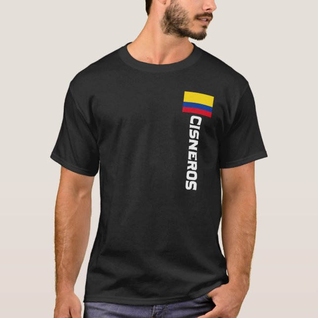 Cisneros Colombia For Colombian Men Women Kids T Shirt (Framsida)