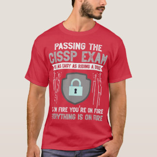 Cissp Eam Motivation Cybersecurity Professional  T Shirt