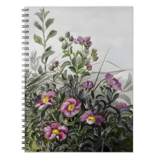 Cistus Blommigt Teckning, Gift Valentines Anteckningsbok