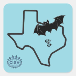 CISV ATX Stickers Fyrkantigt Klistermärke