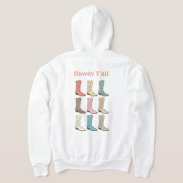 CISV Austin CowboyBoots Zipper Hoodie T Shirt