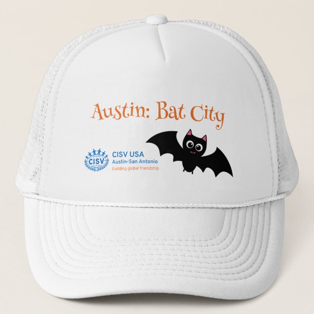 CISV Austin Fladdermus City Keps (Framsida)