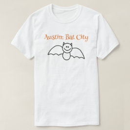 CISV Austin Fladdermus City Manar stickt-Shirt T Shirt