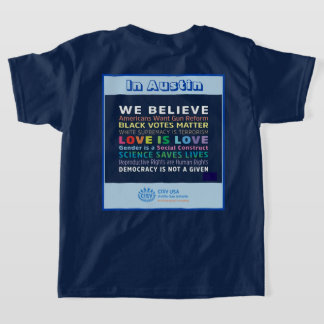 CISV Austin for Peace Girl T Shirt