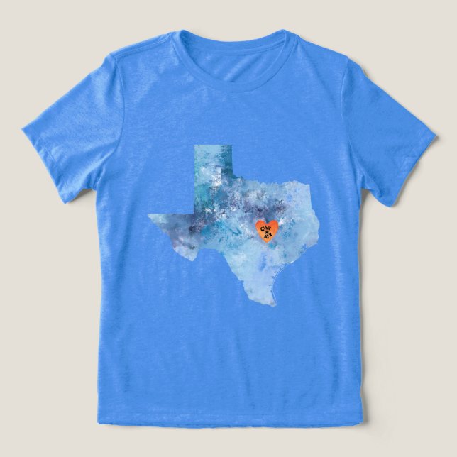 CISV Austin Heart of Texas Women's T-Shirt (Design Framsida)