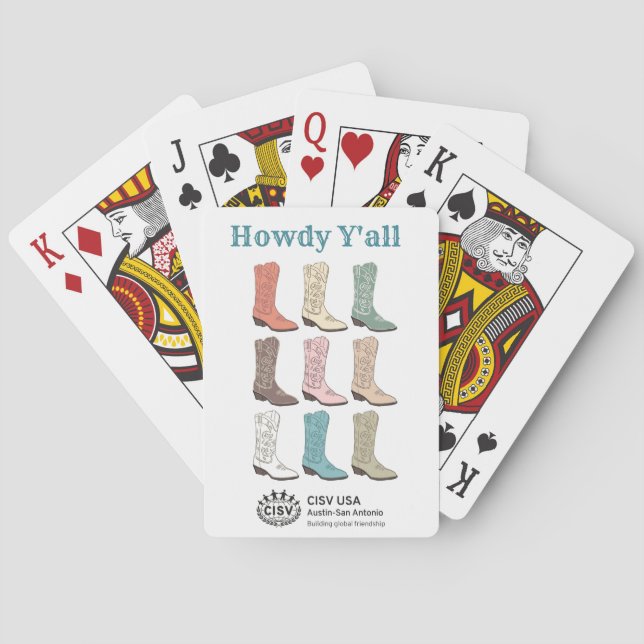 CISV Austin Howdy Women's Casinokort (Baksidan)