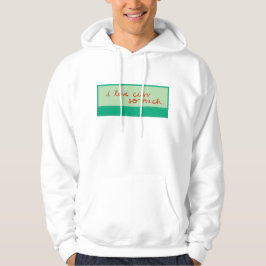 CISV Austin "I kärlek CISV så mycket". Manar Hoodie