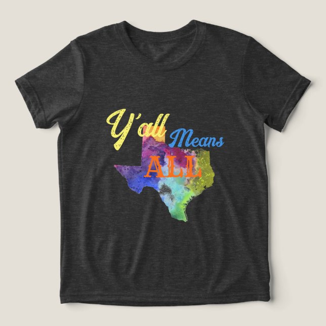 CISV Austin "Y'all Elak All" Barn T Shirt (Design Framsida)