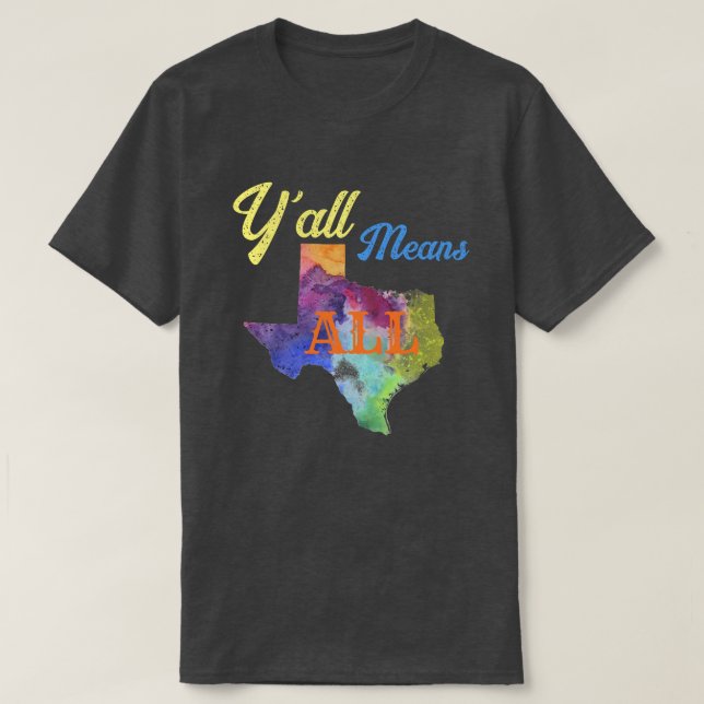 CISV Austin "Y'all Elak All" Manar T Shirt (Design framsida)