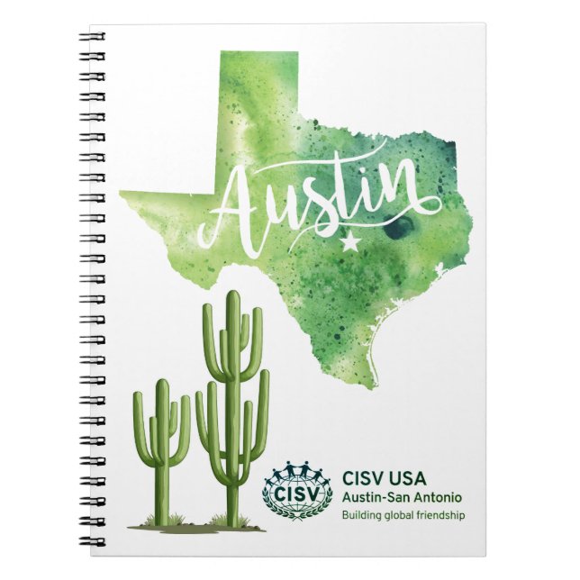 CISV Grönt Austin Environment & Sustainable Anteckningsbok (Framsidan)
