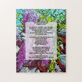 Cita bíblica de David Psalm 23 Pussel