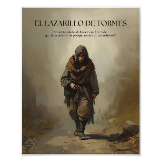 Cita de "El Lazarillo de Tormes" Fototryck