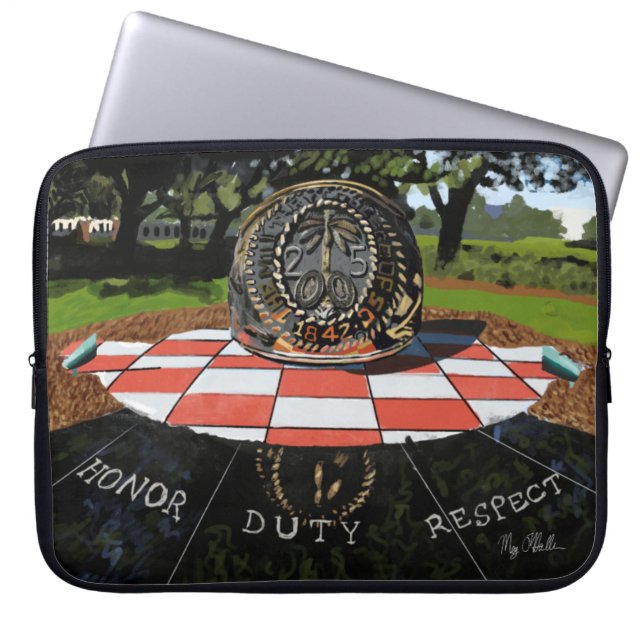 Citadel "25 Ring Statue Laptop sleeve (Framsidan)