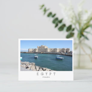 Citadel av Qaitbay, Alexandria, Egypten Postcard Vykort