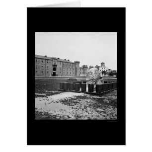 Citadel in Charleston, SC 1865 Hälsningskort