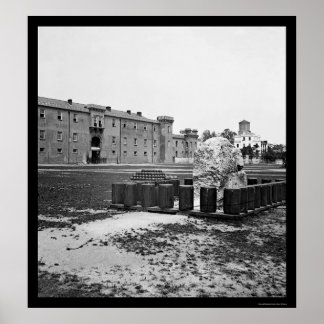 Citadel in Charleston, SC 1865 Poster