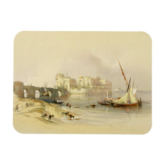 Citadel of Sidon, 28 april 1839, plate 76 from V Magnet (Horisontell)