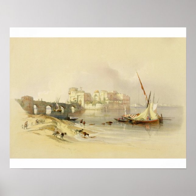 Citadel of Sidon, 28 april 1839, plate 76 from V Poster (Framsidan)