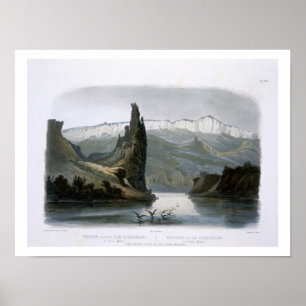 Citadel Sten på Upper Missouri, platta 18 f Poster