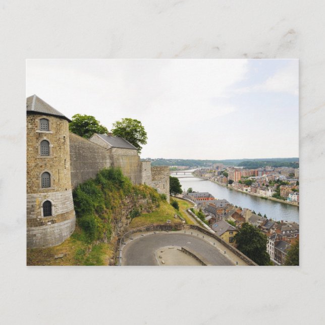 citadell i Namur, Belgien Vykort (Framsida)