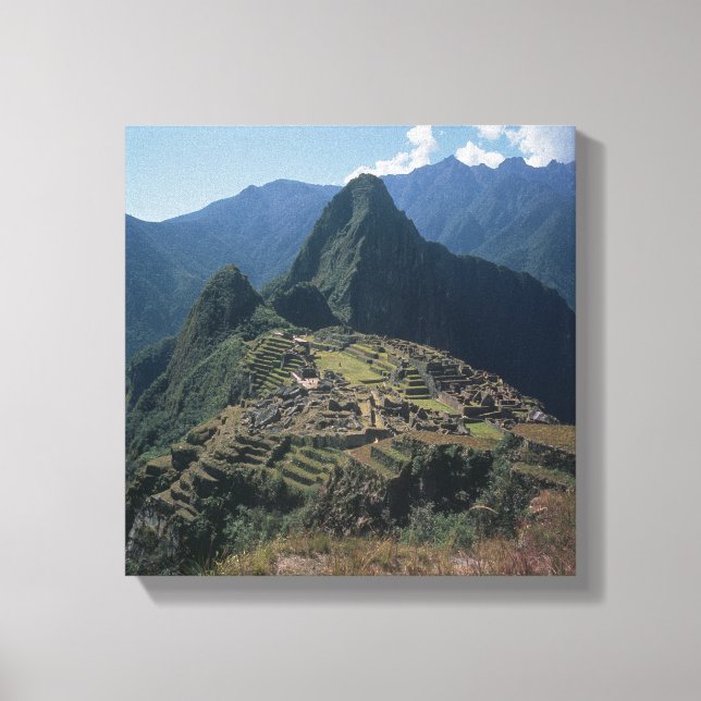 Citadets utseende på Machu Picchu Canvastryck (Framsida)