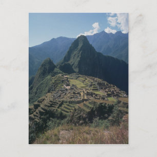 Citadets utseende på Machu Picchu Vykort