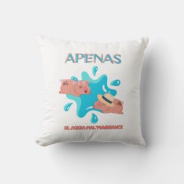 citat "Apenas el agua pal marrano" gris Kudde