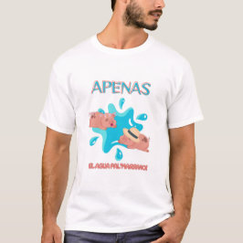citat "Apenas el agua pal marrano" gris T Shirt