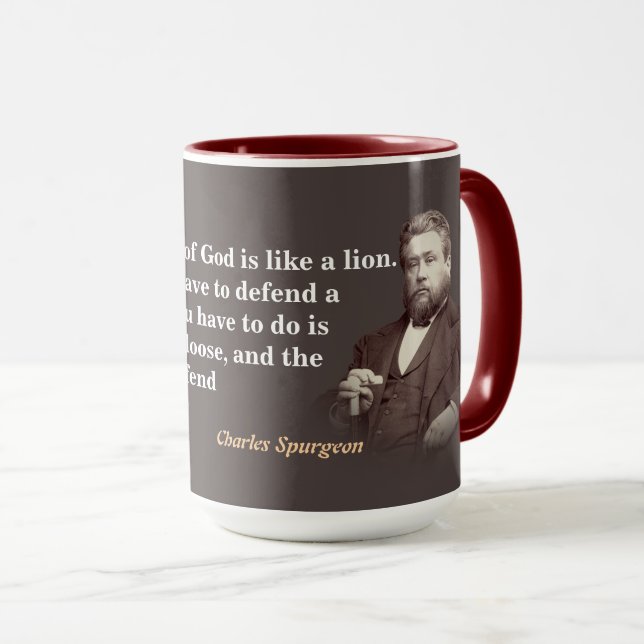 Citat av Charles Spurgeon om Guds ord Mugg (Framsida höger)
