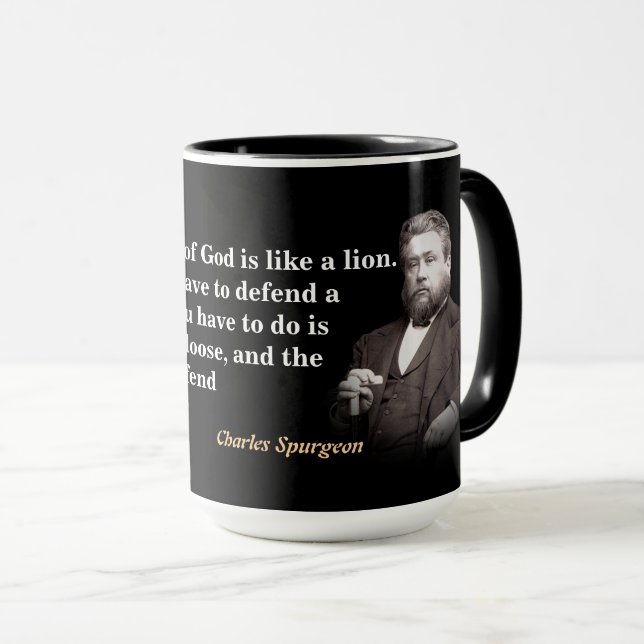 Citat av Charles Spurgeon om Guds ord Mugg (Framsida höger)