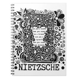 citat av Nietzsche, slav- eller TYRANT-filosofi Anteckningsbok