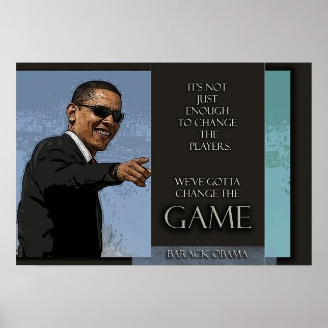 Citat av Obama Poster (Framsidan)