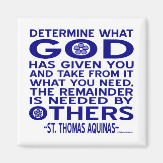 Citat av St. Thomas Aquinas Magnet