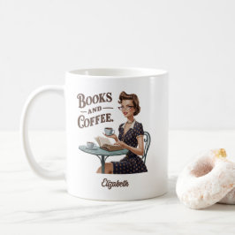 Citat bokar och kaffe Bok Älskare Kaffemugg