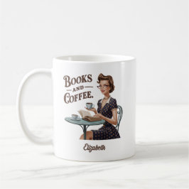 Citat bokar och kaffe Bok Älskare Kaffemugg