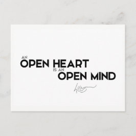 Citat: Dalai Lama - öppet hjärta, öppet sinne Vykort