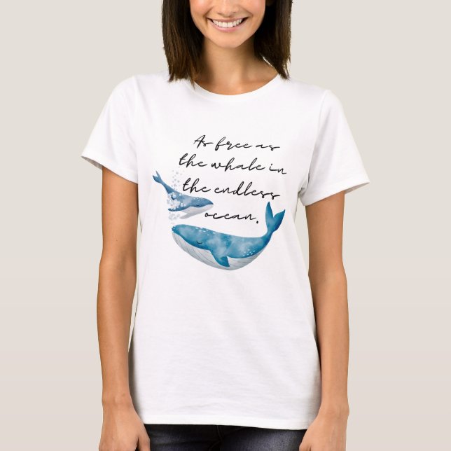 Citat dam t-shirt (Framsida)