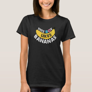 Citat Den här pojken gillar bananer HBTQ stolthet T Shirt