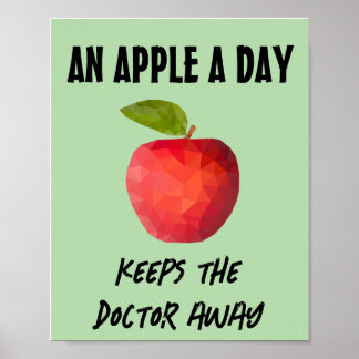 Citat för äppelfrukt poster