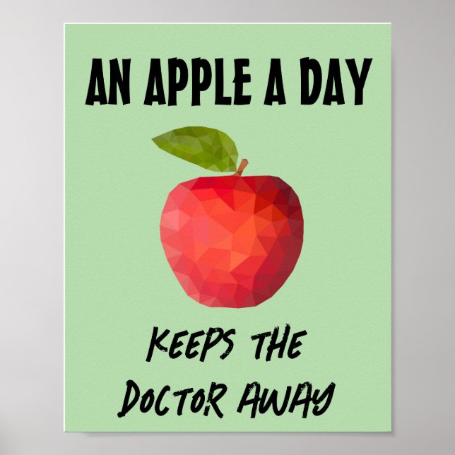 Citat för äppelfrukt poster (Framsidan)