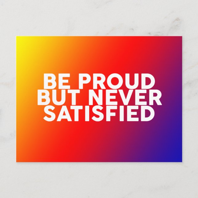 Citat för att motivera och inspirera visdom vykort (Framsida)