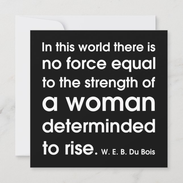 Citat för kvinnor ~ Motivering Inbjudningar (Framsida)