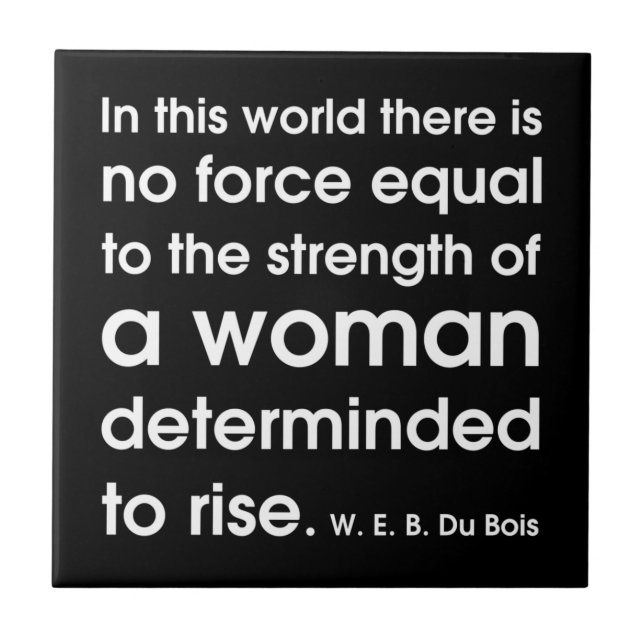 Citat för kvinnor ~ Motivering  Kakelplatta (Framsidan)