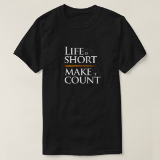 Citat för livets motivation t shirt