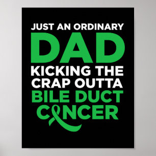 Citat för pappa som bekämpar gallgångscancer poster